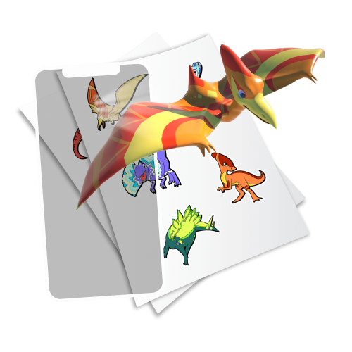 stickers-dinaosaure-realite-augmente 10-dinosaure-animation-3d-holotoyz