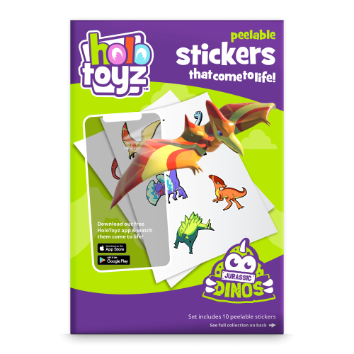stickers-dinosaure- qui prend vie holotoyz